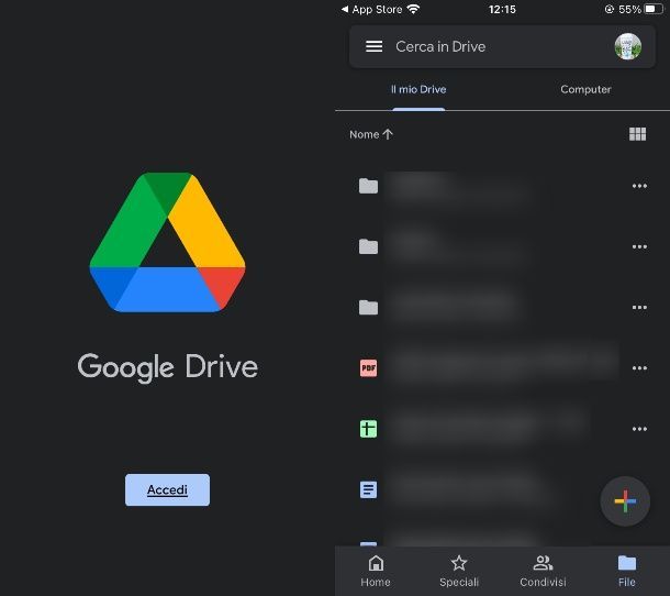 Come accedere a Google Drive su smartphone e tablet