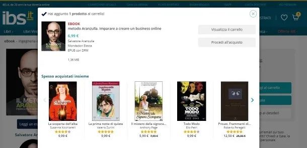 Come acquistare eBook su IBS