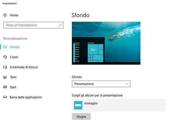 Slideshow Windows 10