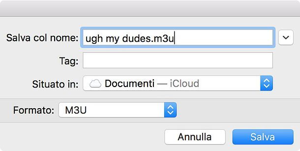 Come creare una playlist M3U su iTunes