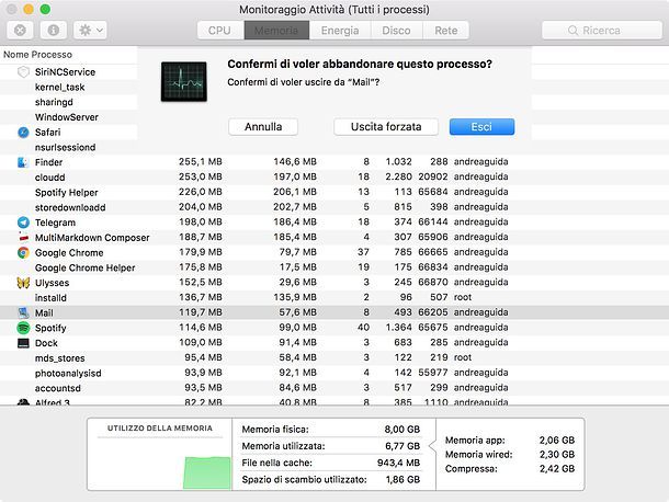 Come cancellare file bloccati su Mac