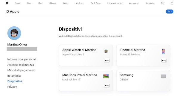 Dispositivi Apple