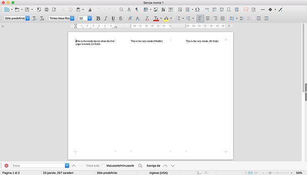 Come creare brochure con LibreOffice