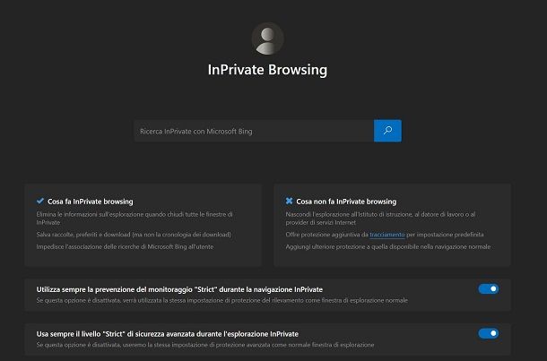 Miglior browser per navigare in incognito