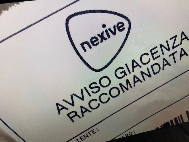 Come sapere mittente raccomandata Nexive