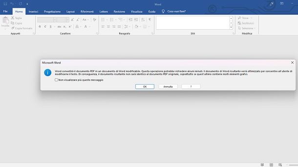 Come modificare un testo scannerizzato con Word