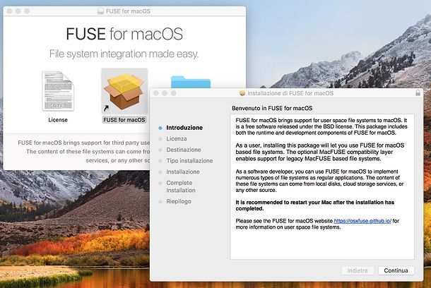 Installare i programmi PKG su macOS