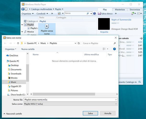 Come creare una playlist M3U in Windows Media Player