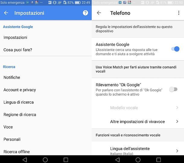 Come attivare Google Assistant
