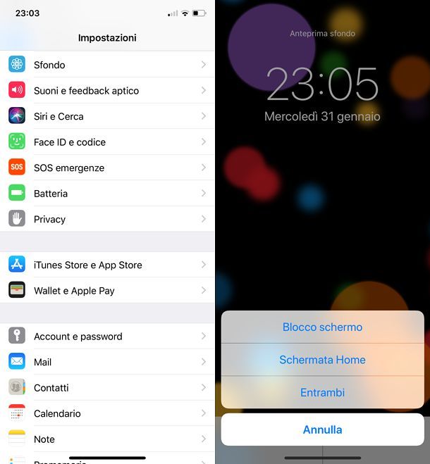Come mettere un video come sfondo su iPhone