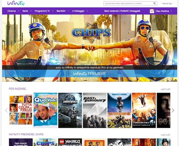 Su Quanti Dispositivi Posso Vedere Infinity