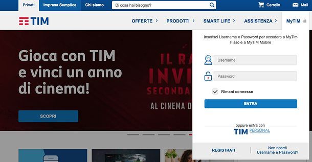 Sito TIM