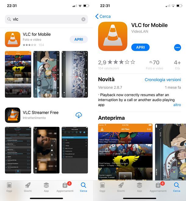 VLC per iOS