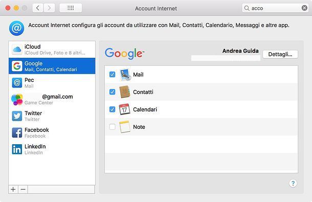 Come eliminare un indirizzo email memorizzato su Mac