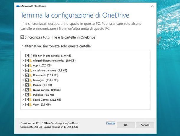 Backup online Windows
