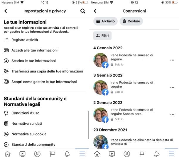 Come trovare gli amici nascosti su Facebook