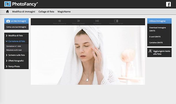 Come eliminare imperfezioni foto con PhotoFancy