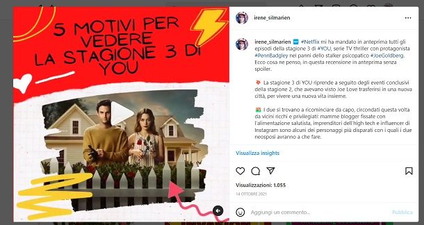 Visualizzazioni video IG PC