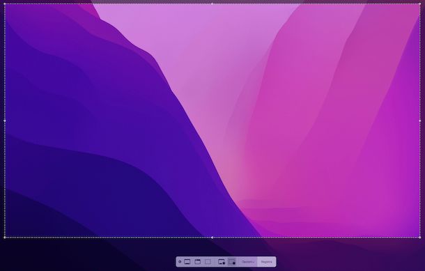 Screenshot macOS