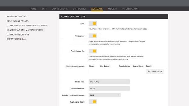 Come installare stampante su modem Fastweb