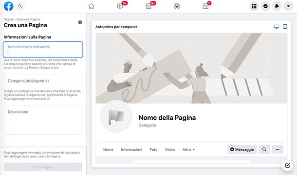 Come sponsorizzare su Facebook creando una pagina