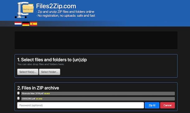 Files2Zip