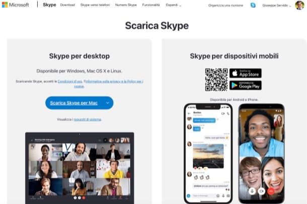 Come installare Skype