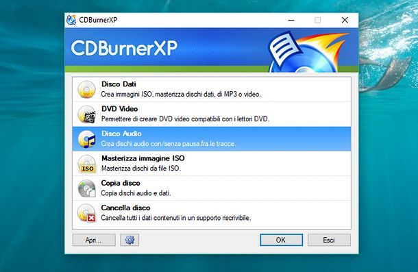 Come convertire MP3 in CD audio con CDBurnerXP