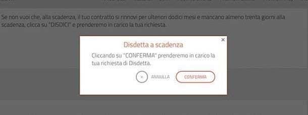 Disdetta Premium