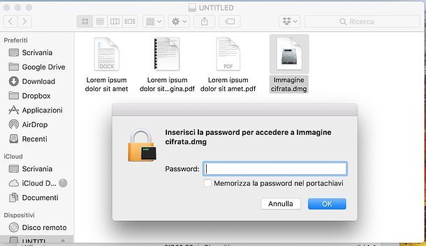 Come mettere la password ad una chiavetta USB su Mac