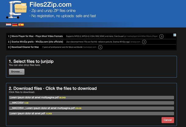 Files2Zip