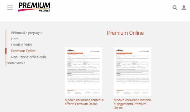 Disdetta Premium
