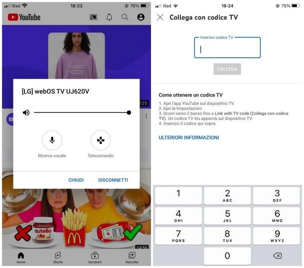 Come collegare YouTube alla TV: Smart TV