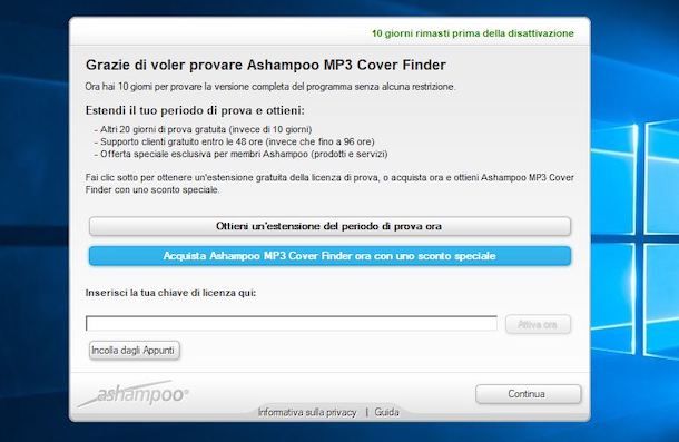 Attivare prova di MP3 Cover Finder