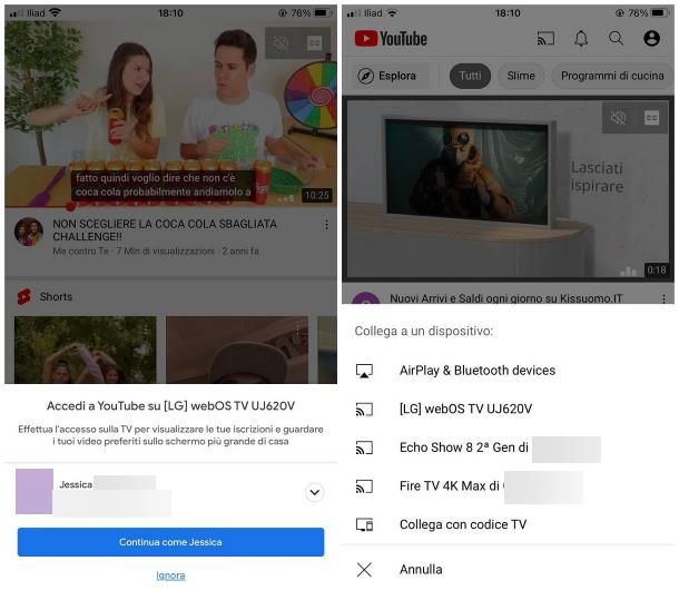 How to connect YouTube to TV: Smart TV