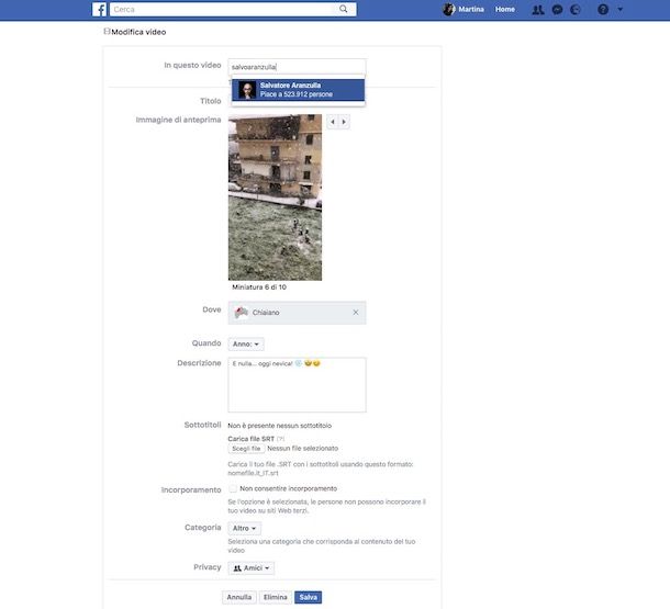 Come taggare una pagina su Facebook Salvatore Aranzulla
