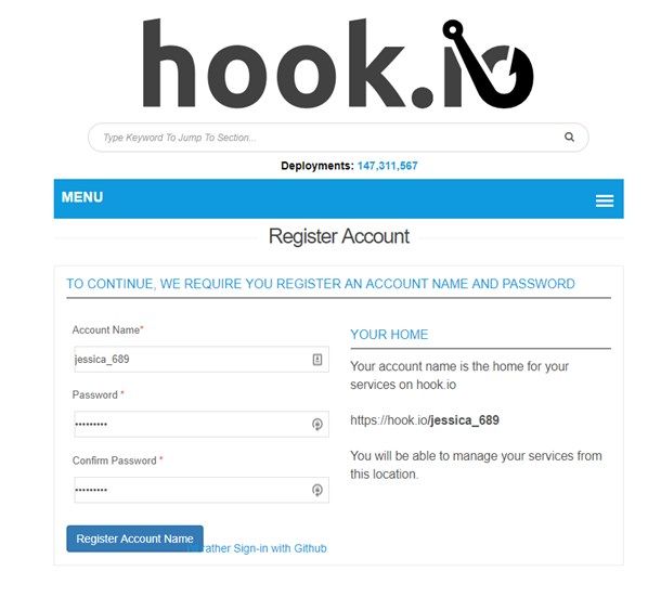 Hook - Piattaforma microservizi