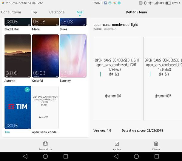 Come cambiare font su Huawei