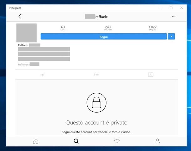 Verifica profilo falso su Instagram
