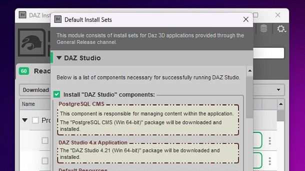 Installa DAZ Studio Windows