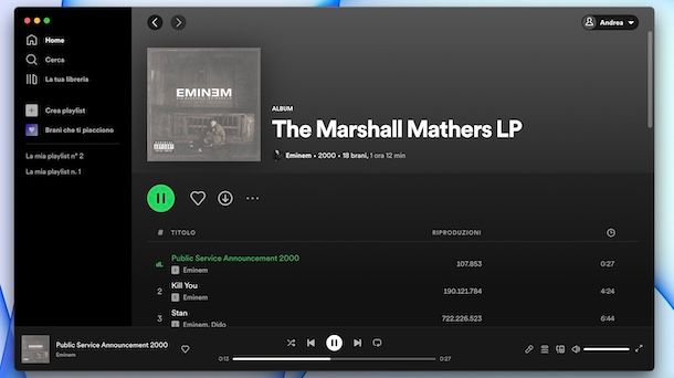 Scaricare musica da Spotify