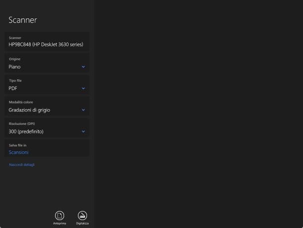 Come fare una scansione in PDF con Windows