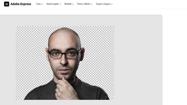 Altre soluzioni rimuovere sfondo online Adobe Express