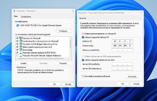 Come scambiare file tra due PC con connessione diretta