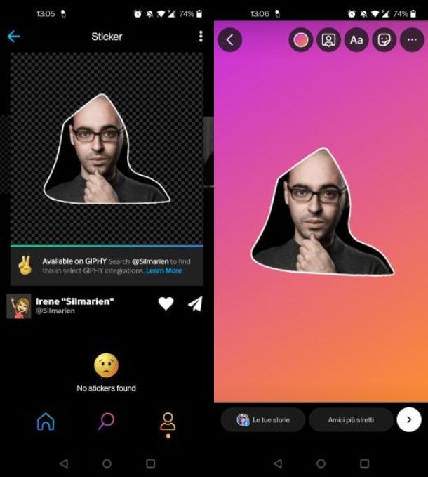 Creare GIF personalizzate Instagram