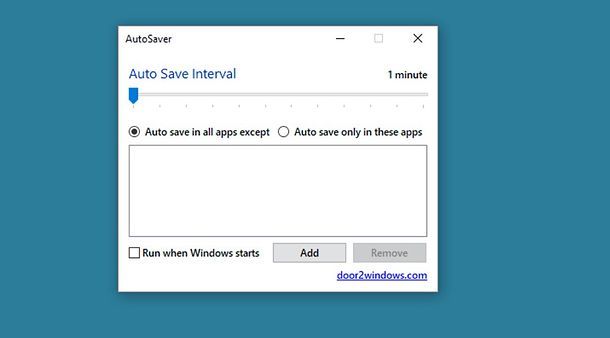 Come salvare automaticamente i file aperti