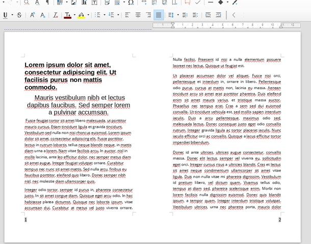 Come impaginare un libro con LibreOffice