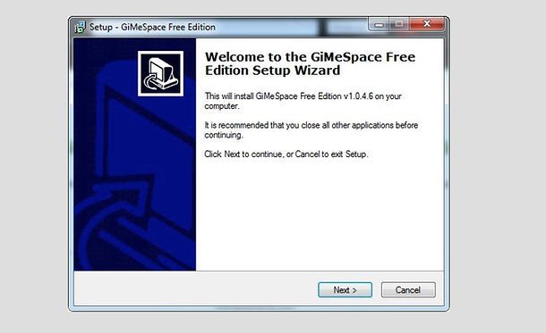 GiMeSpace Free Edition