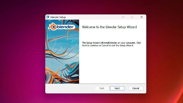 Scaricare Blender Windows