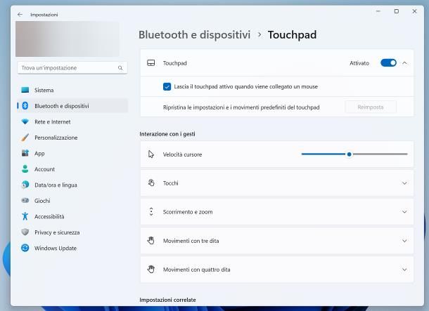 Come bloccare touchpad del portatile: impostazioni del sistema operativo